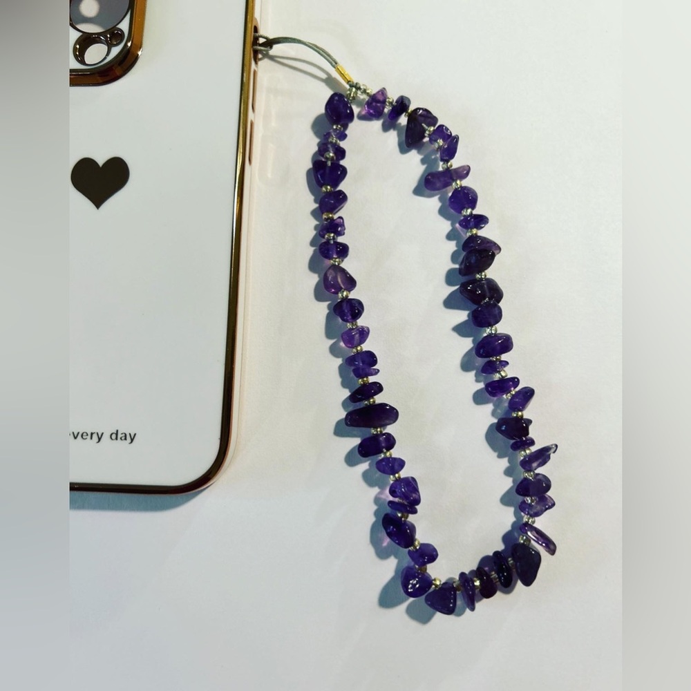 Amethyst Phone Chain